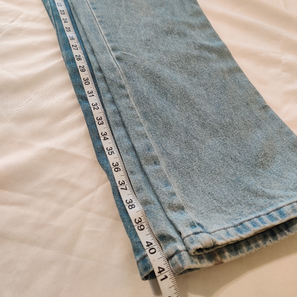 2 George Regular Denim Jeans Men 32X30 Blue Med Wash Straight Leg Pockets - Picture 10 of 13